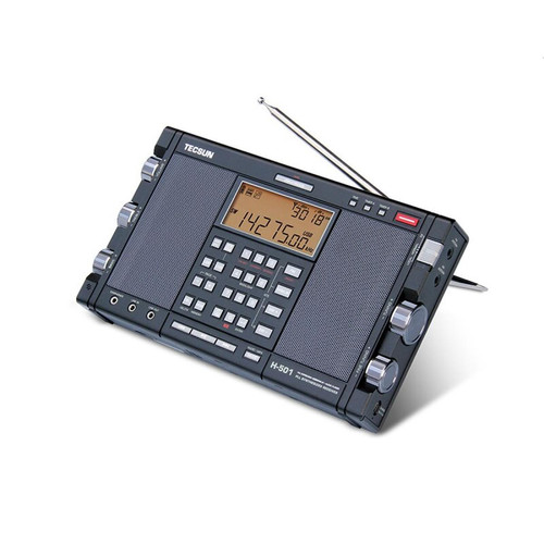 Universal - Radio stéréo portable Bluetooth Desheng H 501 haute performance pleine bande double haut-parleur tuning numérique FM AM radio ondes courtes SSB(Le noir) Universal  - Radio fm portable
