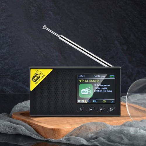 Radio Radiodiffusion numériqueRadiodiffusion DAB/DAB + et récepteur FM Portable Mini Color Rechargeable Light Home Radio | Radio