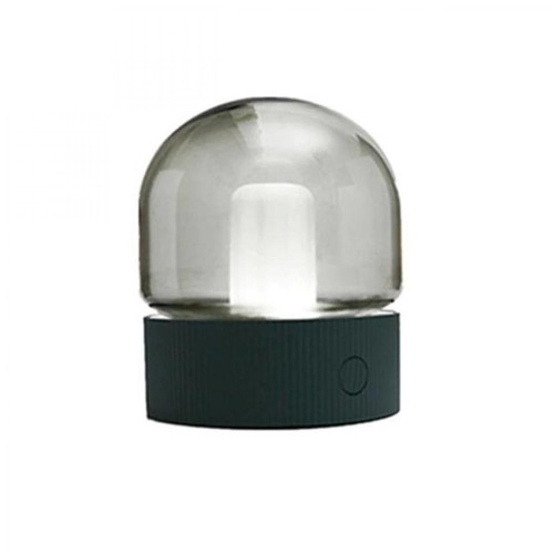 Universal - Réglable lumière vintage en verre lumineux USB rechargeable ampoule de bureau rétro ampoule de bureau atmosphérique lampe de table décorative de chambre à coucher cadeau | lampe de table LED(Le noir) Universal  - Lampe à lave Luminaires