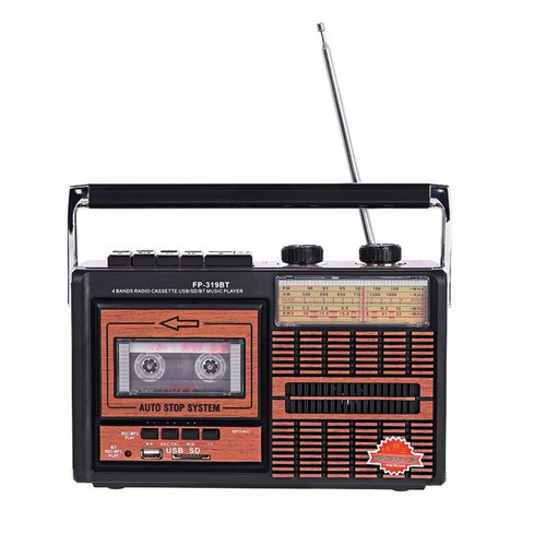Universal - Rétro magnétophone radio portable tout le parc étudiant âgé sans fil disque Bluetooth transcription radio multifonction Universal  - Son audio