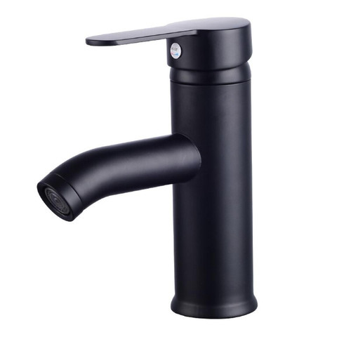 Universal - Robinet de lavabo de salle de bains noir à poignée unique mélangeur chaud et froid joints d'évier robinet de cuisine d'eau noir | robinet de bassin - Joint robinet