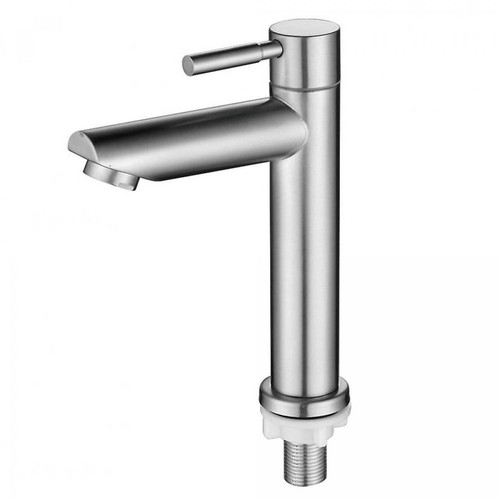 Universal - Robinet inox eau froide simple robinet lavabo robinet lavabo argent Universal  - Lavabo inox