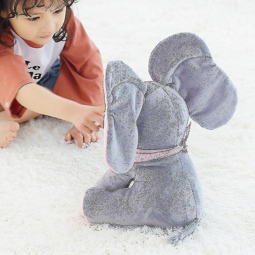 Doudous Robots Pet Elephant Electric Toys Ears Move Music Baby Animal Hide and Seek Cat apaisant Doll