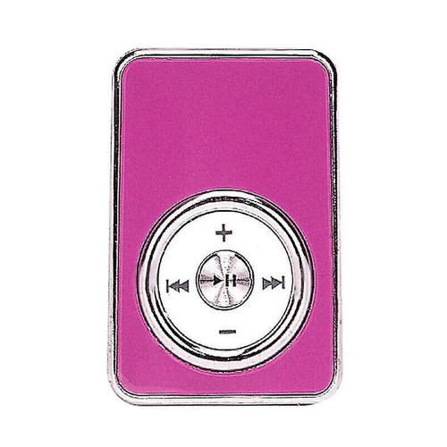 Universal - (Rose) Portable Digital Player Clip USB Music Play Prise en charge de la carte MicroSD TF 16 Go Universal  - Multimédia