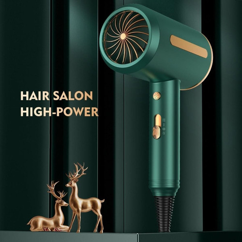 Universal - Sèche-cheveux professionnel 2000W Sèche-cheveux à marteau électrique Mini-souffleur à rayons bleus à ions négatifs Sèche-cheveux à vent fort(Vert) Universal - Soin des cheveux