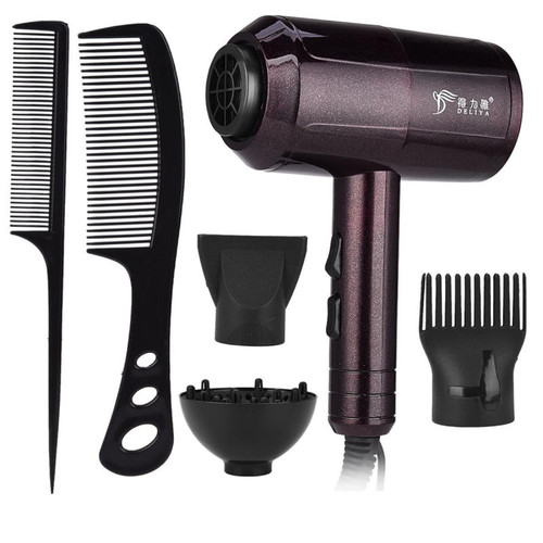 Universal - Sèche-cheveux professionnel à ions négatifs Salon de coiffure 3 sèche-cheveux thermique et 2 vitesses Sèche-cheveux électrique Diffuseur de tuyère Carding Universal  - XGF