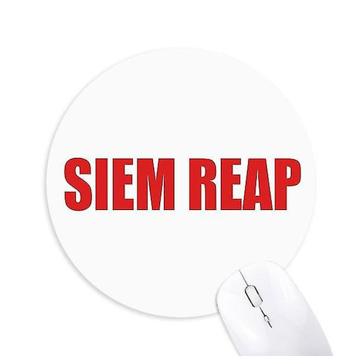 Universal - Siem Reap Cambodia City Red Mousepad Round Rubber Rubber Mouse Pad non glissez G Universal  - Périphériques, réseaux et wifi
