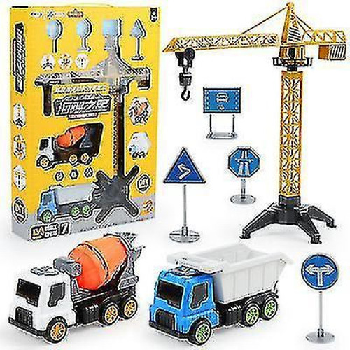Universal - Simulation Construction Truck Crane Tower Touet Set Fire Truck Model Toy (Engineering) Universal  - Maquettes & modélisme
