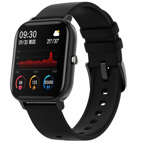 Universal - Smartwatch Homme Full Touch Fitness Tracker Tension artérielle Smartwatch Femme Smartwatch (Noir) Universal  - Montre connectée