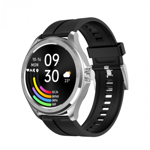 Universal - Smartwatch Homme pour IOS Bluetooth 5.0 Téléphone Composé Montre Exercice Surveillance de la fréquence cardiaque Montre intelligente ronde | Smartwatch (Noir) Universal  - Montre et bracelet connectés