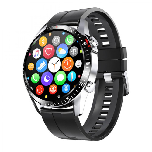 Universal Smartwatch Homme Sport Fitness Bluetooth Appel Multifonction Musique Contrôle Réveil Alerte et IOS Téléphone & 124 ; Smartwatch (1,28 pouces)