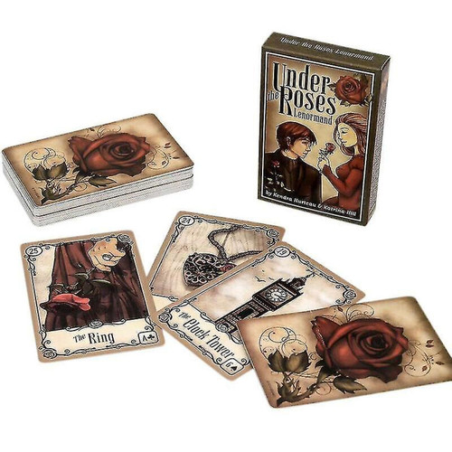 Jeux de cartes Sous les roses Lenormand 40 Deck de carte The Clock Tower Love Oracle Tarot Game