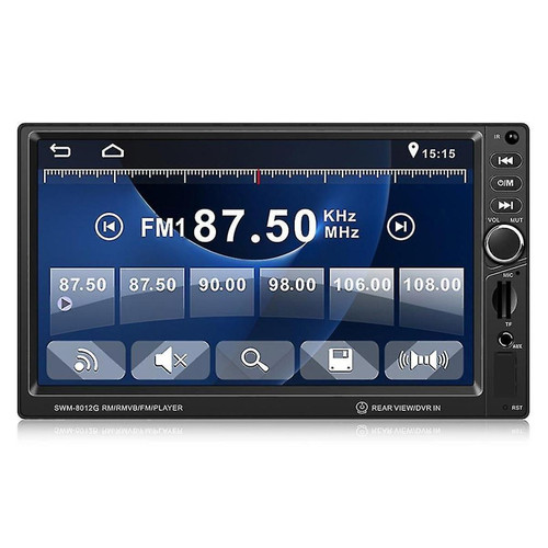 Radio, lecteur CD/MP3 enfant SWM-8012G voiture DVD 7 pouces grand écran d'affichage GPS navigation conseils de frein