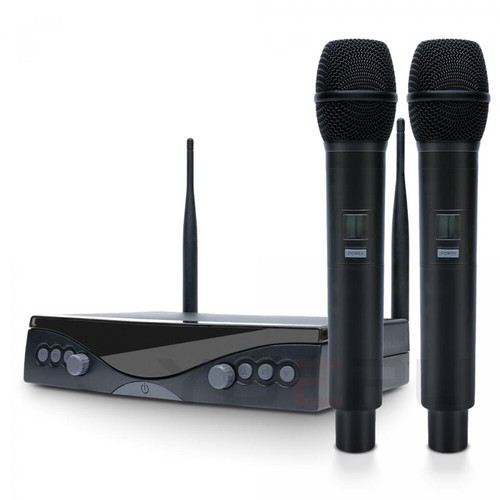 Universal - Système de microphone sans fil professionnel UHF, fréquence réglable Karaoke Yuepu RU D230 | Microphone - Microphone