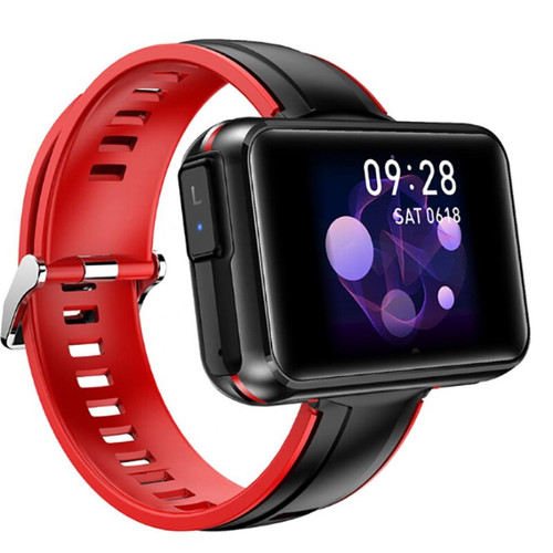 Universal - T91 Smartwatch Homme TWS Casque Bluetooth sans fil 20201.4 pouces grand écran de bricolage Bluetooth appelé météo Smartwatch | Montre numérique (rouge) Universal  - Objets connectés