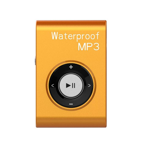 Universal - Étanche Natation Lecteur MP3 Sport Course Equitation Equitation MP3 Stéréo Walkman Musique Lecteur MP3 avec FM Radio HiFi Clips | Lecteur HiFi 16 Go(Orange) Universal  - MP3