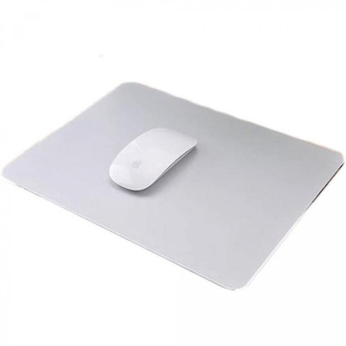 Universal - Tapis de souris pour jeux Tapis de souris en aluminium Tapis de souris pour ordinateur portable (240x200mm) (argent) Universal  - Tapis de souris