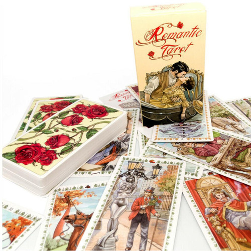 Universal - Tarot romantique 78pcs carte déck famille jeu de société amusant guide anglais Universal  - Jeux de tarot