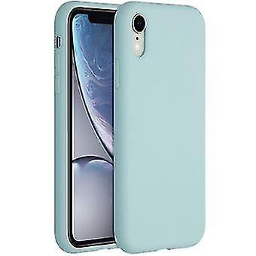 Universal - Étui en silicone liquide pour iPhone XR - bleu clair Universal  - Accessoires et consommables