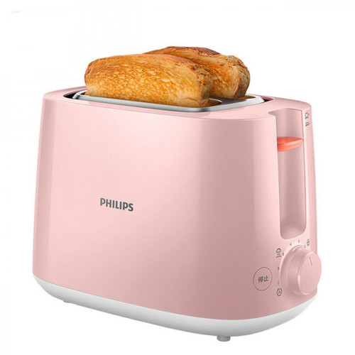Universal - Un grille-pain rose, un grille-pain, un petit-déjeuner, une cuisinière électrique. - Grille-pain