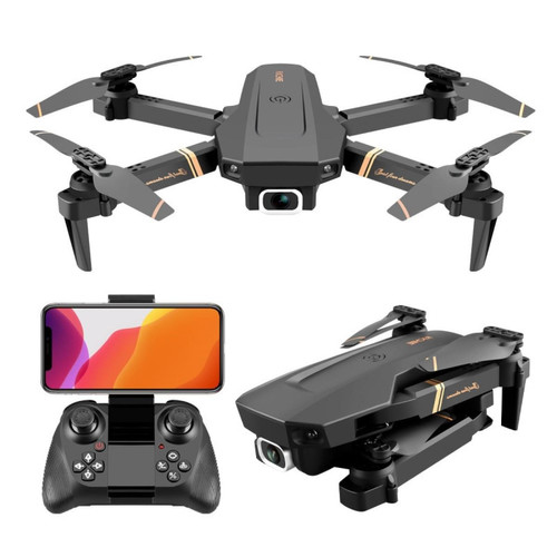 Universal - V4 RC drone 4K HD grand angle caméra 1080p WiFi FPV drone double caméra quadcopter transmission en temps réel hélicoptère jouet(Le noir) - Drone