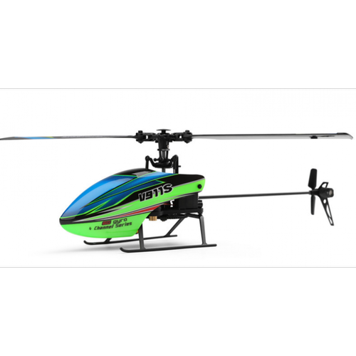 Drone V911S Hélicoptère RC 4CH 6G Gyroscope à 6 essieux Monohélice non aileron Hélicoptère RC RTF Jouet pour enfants 3 piles | Hélicoptère RC(Bleu)
