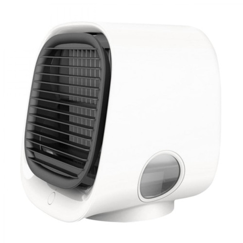 Universal - Ventilateur de refroidissement d'air mini climatiseur de bureau avec ventilateur de refroidissement d'eau lumineux mini USB humidificateur purificateur multifonction été | ventilateur (blanc) Universal  - Climatiseur bureau