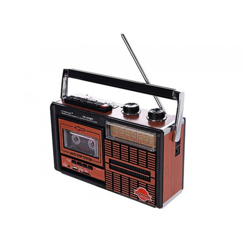 Universal - Vintage portable AM FM SW tape support sans fil Bluetooth haut-parleur multifonction magnétoscope radio(brun) Universal  - Son audio