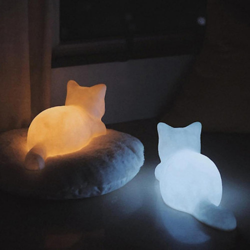 Universal - Vinyl Cat Nightlight, une lampe portable pour animaux dans la chambre.(Coloré) Universal  - Lampe pince Luminaires