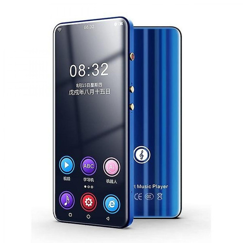 Universal - Wifi Android Bluetooth 5.0 avec FM, e-book, magnétoscope (bleu) - MP3