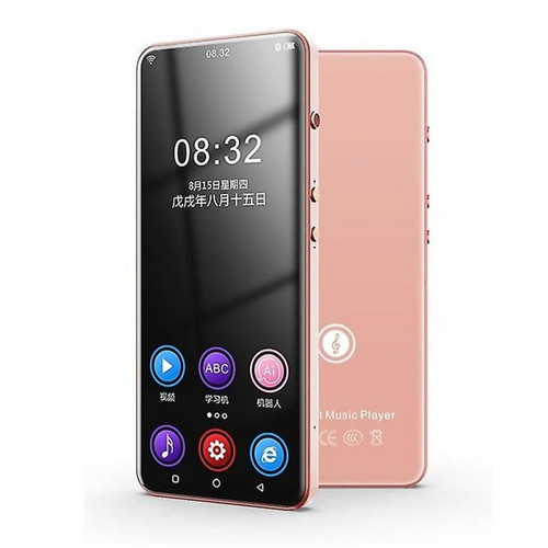 Universal - Wifi Android Bluetooth 5.0 Mp3 Player With Fm, E-book, Video Recorder(Rose Gold) Universal  - Multimédia