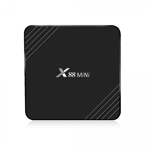 Universal - X88 Mini Android 9.0 4K Smart TV Box Ruixin Micro RK3318 Quad Core 2G 16G TV Box Android USB 3.0 2.4G WiFi Décodeur PK X96 Mini (prise UE) Universal   - Smart box tv
