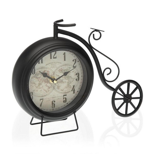 Unknown - Horloge de table Bicyclette Noir Fer (10 x 23 x 29 cm) Unknown  - Pendule table