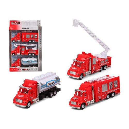 Unknown - Set de voitures Camion de pompiers Rouge 119312 (3 Uds) Unknown - Véhicules & Circuits
