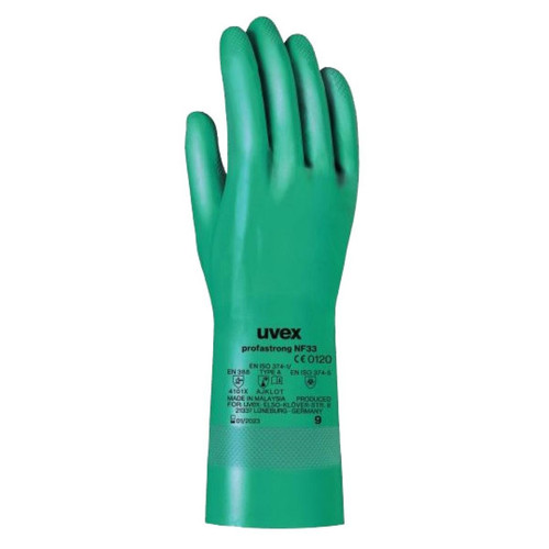 Protections pieds et mains Uvex Gants de protection nitrile Uvex profastrong NF33