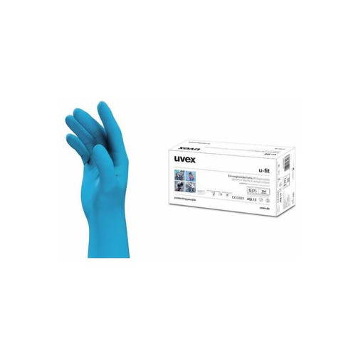 Protections pieds et mains Uvex uvex Gant de protection à usage unique u-fit, taille L, bleu ()