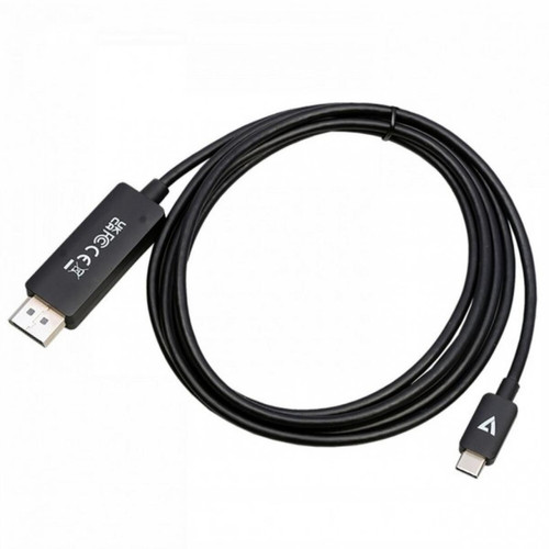 Câble antenne Adaptateur USB C vers DisplayPort V7 V7USBCDP14-2M    (2 m) 8K Ultra HD