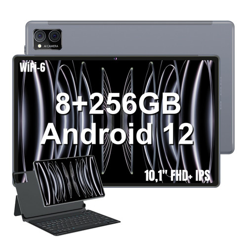 VANWIN - Tablette tactile - VANWIN G16(WiFi) - 10,1" - RAM 12Go - ROM 256Go-1To TF - Android 12 - Gris - WiFi6 + Bookcover VANWIN  - Tablette avec GPS Ordinateurs