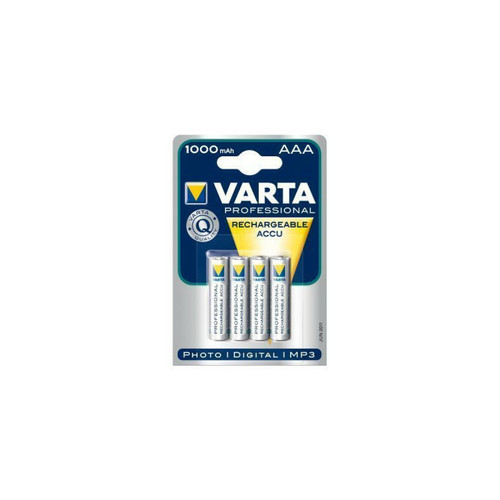 Piles rechargeables Varta VARTA Lot de 4 piles rechargeables ACCU AAA 1000mAh