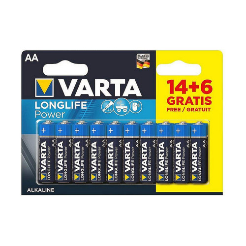 Varta - Batteries Varta Longlife Power (20 Pièces) Varta  - Marchand Zoomici
