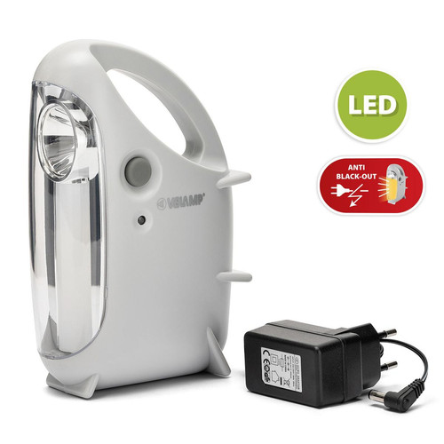 Velamp - MINI OVIDEA: Lampe LED portable rechargeable 2 en 1, 170 lumen. Anti-coupures de courant Velamp  - Velamp