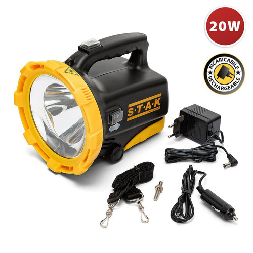 Velamp - TRAINSPOTTING Phare rechargeable 20W LED CREE XHP, 1600Lm, IP43 Velamp - Marchand Zoomici