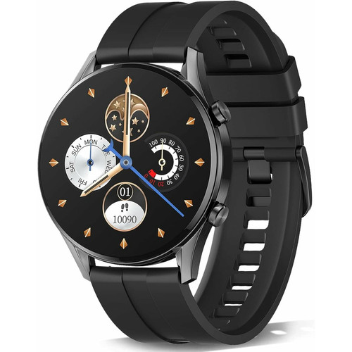 Vendos85 - Montre Intelligente Homme,étanche IP68 Ronde Smartwatch 1,32" noir Vendos85  - Montre connectée