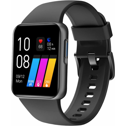 Vendos85 - Montre connectée pour Femme Homme Oxymetre Smartwatch Compatible Android iOS noir Vendos85  - Objets connectés