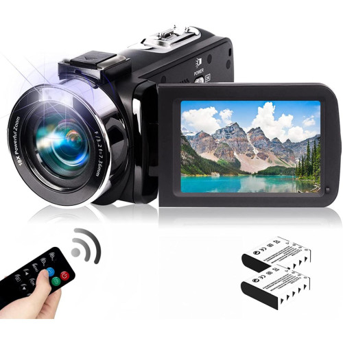 Vendos85 -Caméscope numérique Full HD de 23 pouces 42 P noir gris Vendos85  - Vendos85
