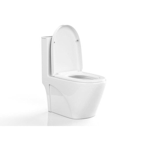 WC WC à poser blanc en céramique - NAGILAM