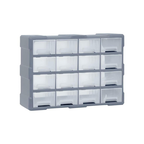 Boîtes à outils Vente-Unique Organisateur multi-tiroirs avec 16 tiroirs centraux 52 cm 02_0003248