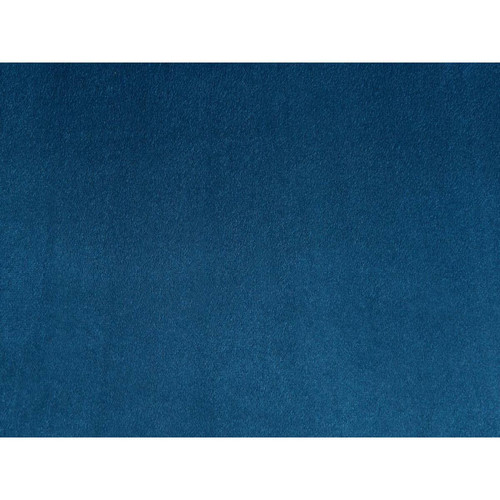 Corbeille pour chien Canapé pour animaux en velours et pieds bois- L.72 x P. 44 cm -Bleu- ZOLIA