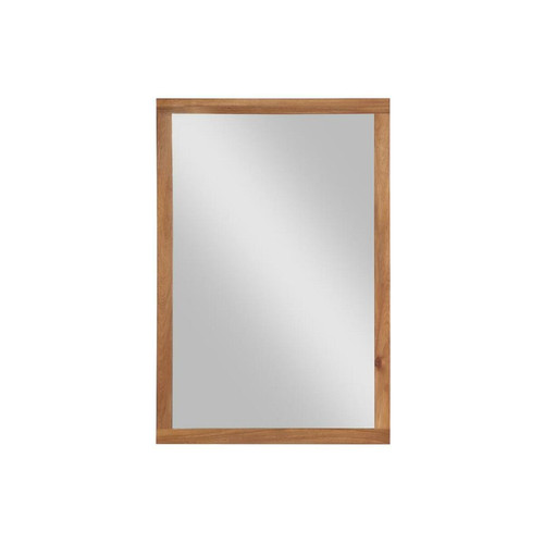 Vente-Unique - Miroir rectangle avec contour en bois d'acacia - 90 x 60 cm -  SEPANG Vente-Unique  - Bonnes affaires Décoration