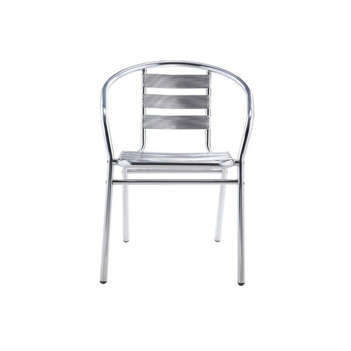 Ensembles tables et chaises Salle à manger de jardin en aluminium : une petite table ronde et 2 chaises - MONTMARTRE de MYLIA